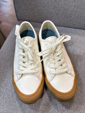 Seavees White & Brown Sneakers 6.5